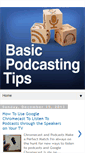 Mobile Screenshot of basicpodcastingtips.com